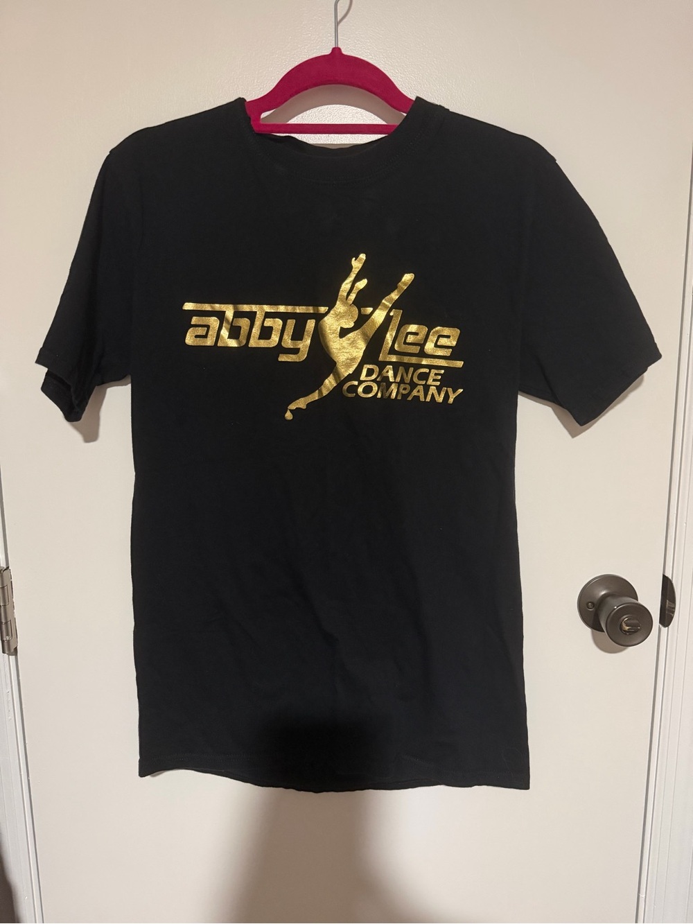 Abby Lee Dance Company Black & Gold Graphic T-Shirt – Size M